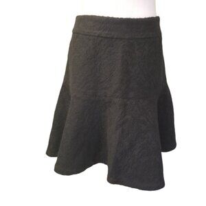 Zara women's detailed black skirt size Small (74)